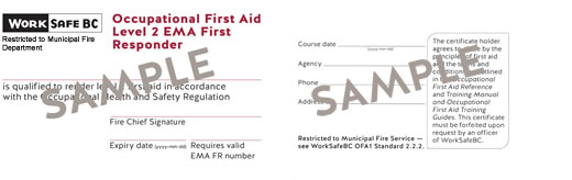 Ofa Level 2 Surrey Occupational First Aid Level 2 Surrey Mainland Safety