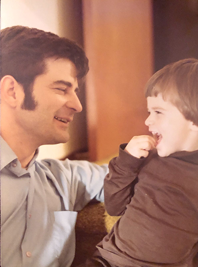 Janice Melvin and her father