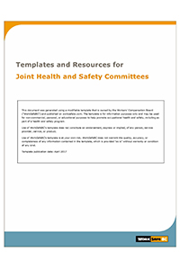 Joint Health & Safety Committees - WorkSafeBC